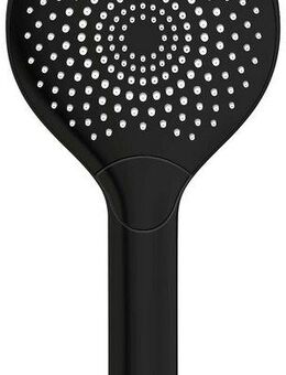 WENKO Handbrause Watersaving, (1-tlg), Schwarz matt, Ø 12 cm
