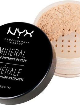 NYX Puder NYX Professional Makeup Mineral Finishing Powder, Loses Fixierpuder, ölabsondierende Wirkung, langanhaltend.