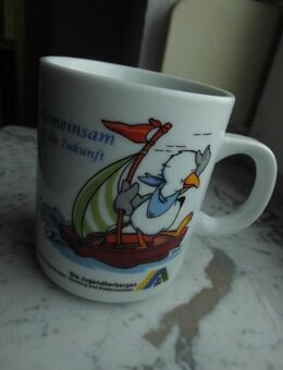 Die Jugendherbergen Schleswig-Holstein Porzellan Becher Tasse Mug 3,- - Flensburg