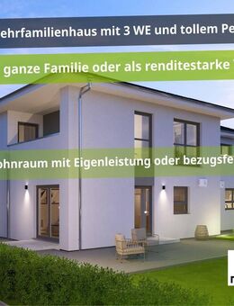 Neubau MFH mit 3 WE und exklusivem Penthaus für die ganze Familie oder als Wertanlage! - Nidda