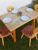 Holztisch & 4 Stühle in 80335