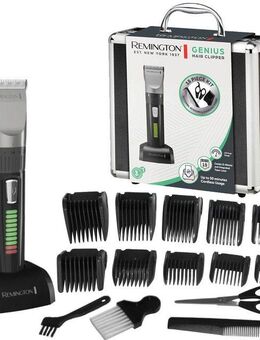 Remington Haarschneider Genius, HC5810 -, elektr. Haarschneider für Herren, Netz-/Akkubetrieb, Profi-Alukoffer