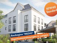 Neubauprojekt MEDIO mit KfW-Förderung. Helle 3-Zimmerwohnung mit Balkon in Langen - Langen (Hessen)