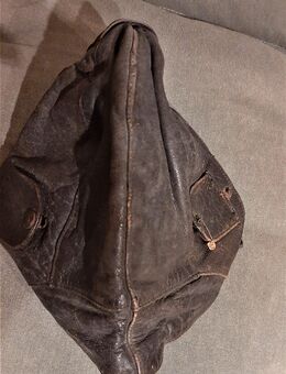 Mütze Leder alt Flieger oder Motorsport ??? - Hersbruck