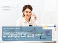 Persönliche/r Referent/in des Oberbürgermeisters und Leitung des Büros des Oberbürgermeisters (m/w/d) - Remseck (Neckar)