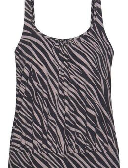 LASCANA Oversize-Tankini-Top Kaa, im Animal-Design