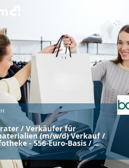 Kundenberater / Verkäufer für Künstlermaterialien (m/w/d) Verkauf / Kasse / Infotheke - 556-Euro-Basis / studentische Aushilfskraft - Witten