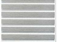 Doppelrollo de luxe, GARDINIA, halbtransparent, mit Bohren/ohne Bohren, freihängend, Klemm- oder Schraubmontage, hochwertiges Gesamtkonzept mit silbernen Metallkomponenten