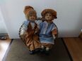 Porzellan Puppen, Kinder auf einer Bank in 14089