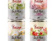 Sparpaket Purizon Single Meat 24 x 400 g - Mix 4 Sorten