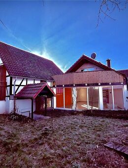 PREISREDUZIERUNG! Mehrgenerationenhaus mit Wellness, Sauna, Gartenoase - Anbau Bj. 2002 und Scheune - Ermershausen