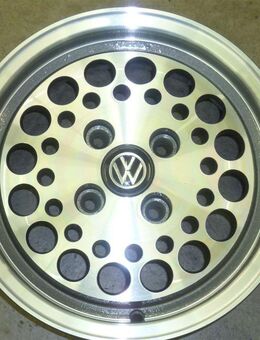 ALU FELGEN zu OLDYS ab J. 1980 - VW Golf - Golf GTI - Scirocco - Polo Derby usw 4stück inkl. Schrauben,inkl. Logo - Dübendorf