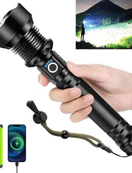 Taschenlampe Led Aufladbar 500000 Lumen Extrem Hell Taschenlampe - Berlin Neukölln
