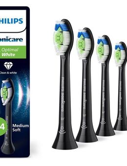 Philips Sonicare Aufsteckbürsten W2 Optimal White, für weißere Zähne, für jedes Sonicare Handstück