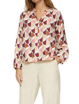 s.Oliver Langarmbluse mit All-Over Print