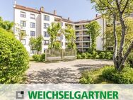 Vermietete Eigentumswohnung mit Süd-Loggia in den grünen Innenhof - München