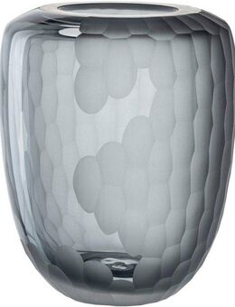 LEONARDO Tischvase Dekovase BELLAGIO (1 St), aus Glas, anthrazitfarben, handgefertigt