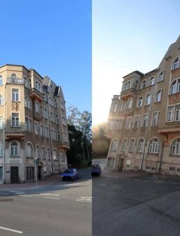 Objekt-Nr.: 7225 - repräsentatives teilsaniertes Wohn- und Geschäftshaus mit Balkonen in Auerbach - Auerbach (Vogtland)
