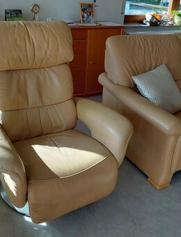 Leder Sofa und Sessel - Weinstadt