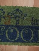 Süße Türmatte / Fußmatte für kleine Kinderfüße, ca. 27 x 32 cm in 50354