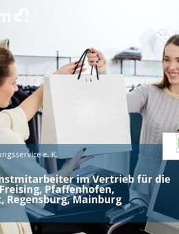 Außendienstmitarbeiter im Vertrieb für die Regionen Freising, Pfaffenhofen, Ingolstadt, Regensburg, Mainburg - Regensburg