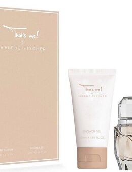 HELENE FISCHER Duft-Set Helene Fischer That's Me! Set 50ml + 50ml Shower Gel, 2-tlg., Blumig-fruchtiges Set mit Pfirsich, Lotus, Rose, Freesie und Vanille.