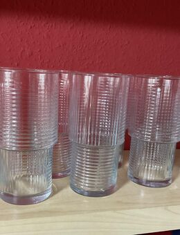 Jeweils 6 Longdrink/Saft/Wassergläser - Tettnang