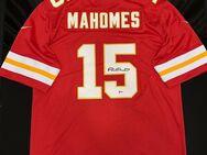 NFL-TRIKOT PATRICK MAHOMES #15, Rot, Kansas City Chiefs, handsigniert, BAS COA - Berlin