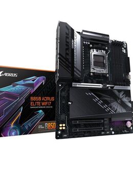 Gigabyte B850 AORUS ELITE WIFI7 Motherboard - AMD Ryzen 9000 Serie CPUs, 14+2+2 Mainboard