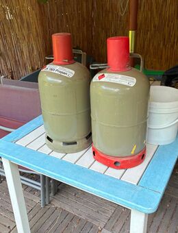 5kg Propangasflasche, eine mit 3,5 kg Füllung - Hannover Mitte