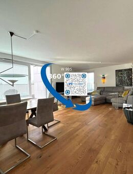 Exklusive 4-Zi.-DG-Wohnung mit 3 Terrassen und zwei TG-Plätzen in Aschheim - Aschheim