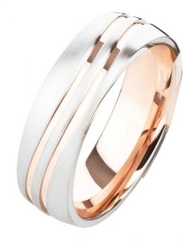 Herrenring Edelstahl HE128 mit gratis Gravur - Aholming