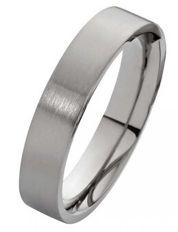 Herrenring Titanring HT159 ohne Stein mit gratis Gravur - Aholming