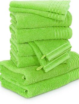 Möve Handtuch Set New Classic, Walkfrottier (10-St), Waschhandschuhen, Gäste-, Hand- und Duschtüchern, 100% Baumwolle