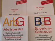 HGB 69. Auflage 2024, WettbewerbsR/MarkenR/KartellR 46. Auflage 2024, ArbG 104. Auflage 2024, BGB 93. Auflage 2024 - Castrop-Rauxel