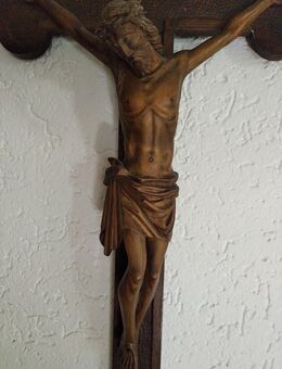 Kruzifix mit Corpus, Holz, gut 100 Jahre alt - Regensburg