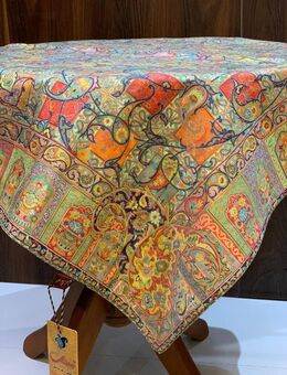 Luxus Persische Termeh (Salari)-Tischdecke 100×100 cm - Düsseldorf