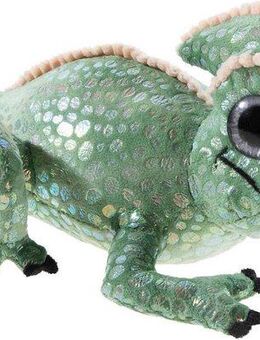 Heunec® Kuscheltier Die Schule der Magischen Tiere, Chameleon Caspar, 23 cm, aus recyceltem Material
