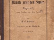 Buch von J. J. Porchat DREI MONATE UNTER DEM SCHNEE [1889] - Zeuthen
