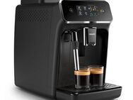 Philips Kaffeevollautomat EP2225/10 2200 Series, mit 2 leckeren Kaffeespezialitäten, klassischem Milchaufschäumer und SensorTouch Oberfläche, Schwarz