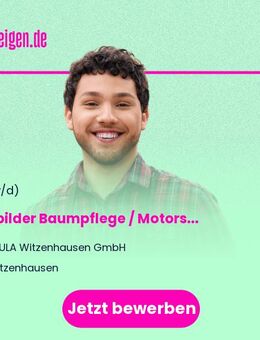 Ausbilder (m/w/d) Baumpflege / Motorsäge / Landschaftsbau - Witzenhausen