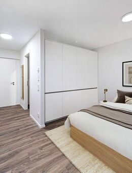Erstbezug - Möbliertes 1 Zimmer-Apartment mit Einbauküche und Balkon - Typ D1 - Stichstraße - Stuttgart