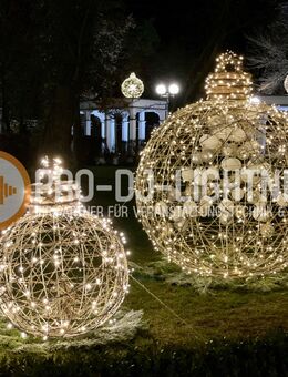 Große Weihnachtskugeln Christmas Balls outdoor XXL Deko mieten - Wismar