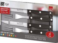 Carl Schmidt Sohn Steakbesteck Star Argentina (4-tlg), 2 Personen, Edelstahl 18/10, Kunststoffgriff