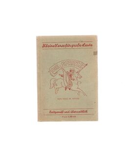 Die Spritze-Kleine Verse für große Leute,Heinz W.Wenzel,um 1945 - Linnich