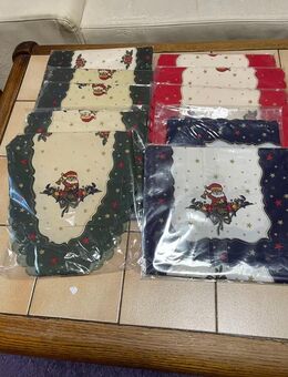 10 x 6er Pack Tischläufer Tischset Platzdeckchen Weihnachten - Tuttlingen