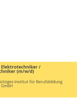Elektriker / Elektrotechniker / Gebäudetechniker (m/w/d) - Ulm
