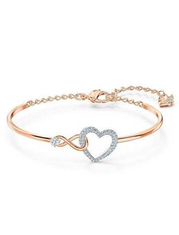 Swarovski Armreif Herz/Unendlichkeitsschleife, mit Swarovski® Kristall