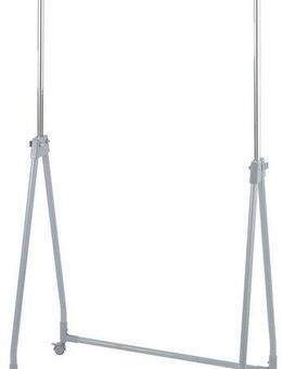 WENKO Kleiderständer, stufenlos höhenverstellbar (99-167 cm), mit 4 Rollen, Tragkraft 40 kg