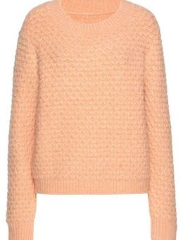 Vivance Rundhalspullover mit besonderem Strickmuster, lockere Passform
